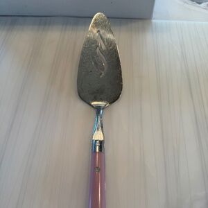 Vintage Pink Pie Server by Life Time Brands